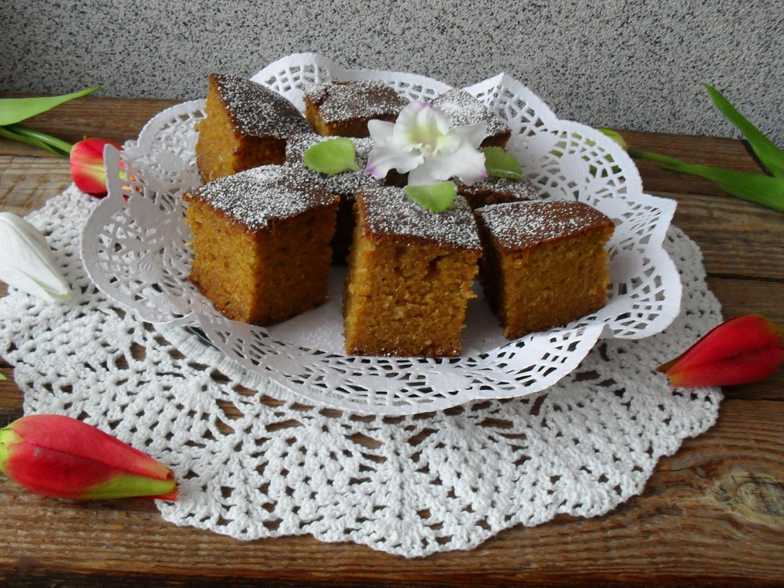 Ciasto dyniowo-marchewkowe, przepis Urszuli Świecy z Hrubieszowa