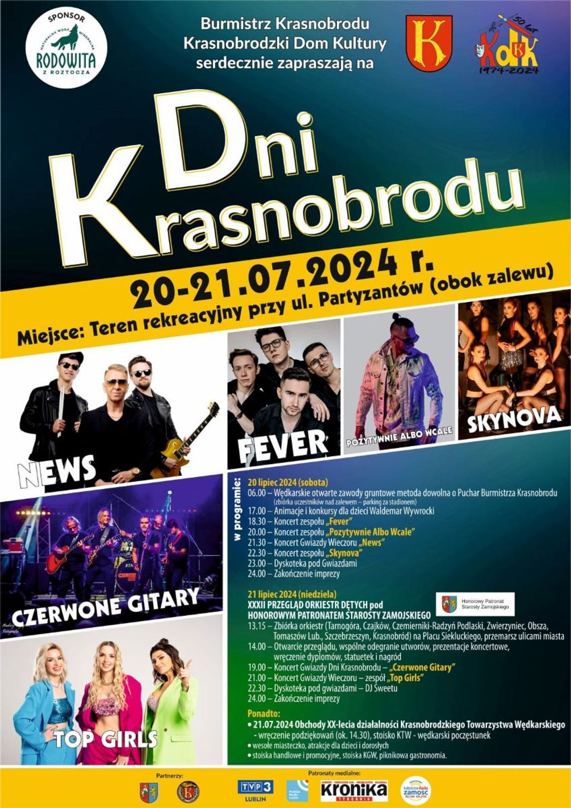 Plakat Dni Krasnobrodu 2024