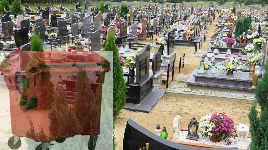 Czerwone pojemniki także na cmentarzach. To trzeba do nich wrzucać Teraz czerwone pojemniki pojawiają się na cmentarzach w całej Polsce.