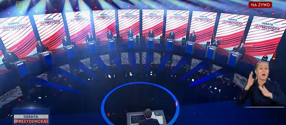 Debata w TVP w 2020 roku