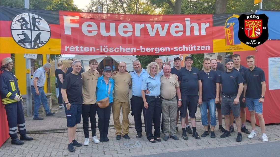 Delegacja OSP Bełżec II na jubileuszu 150-lecia OSP Barnstorf w Niemczech.