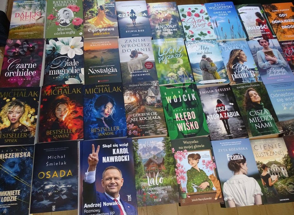 Nowości książkowe w Bibliotece w Dołhobyczowie.