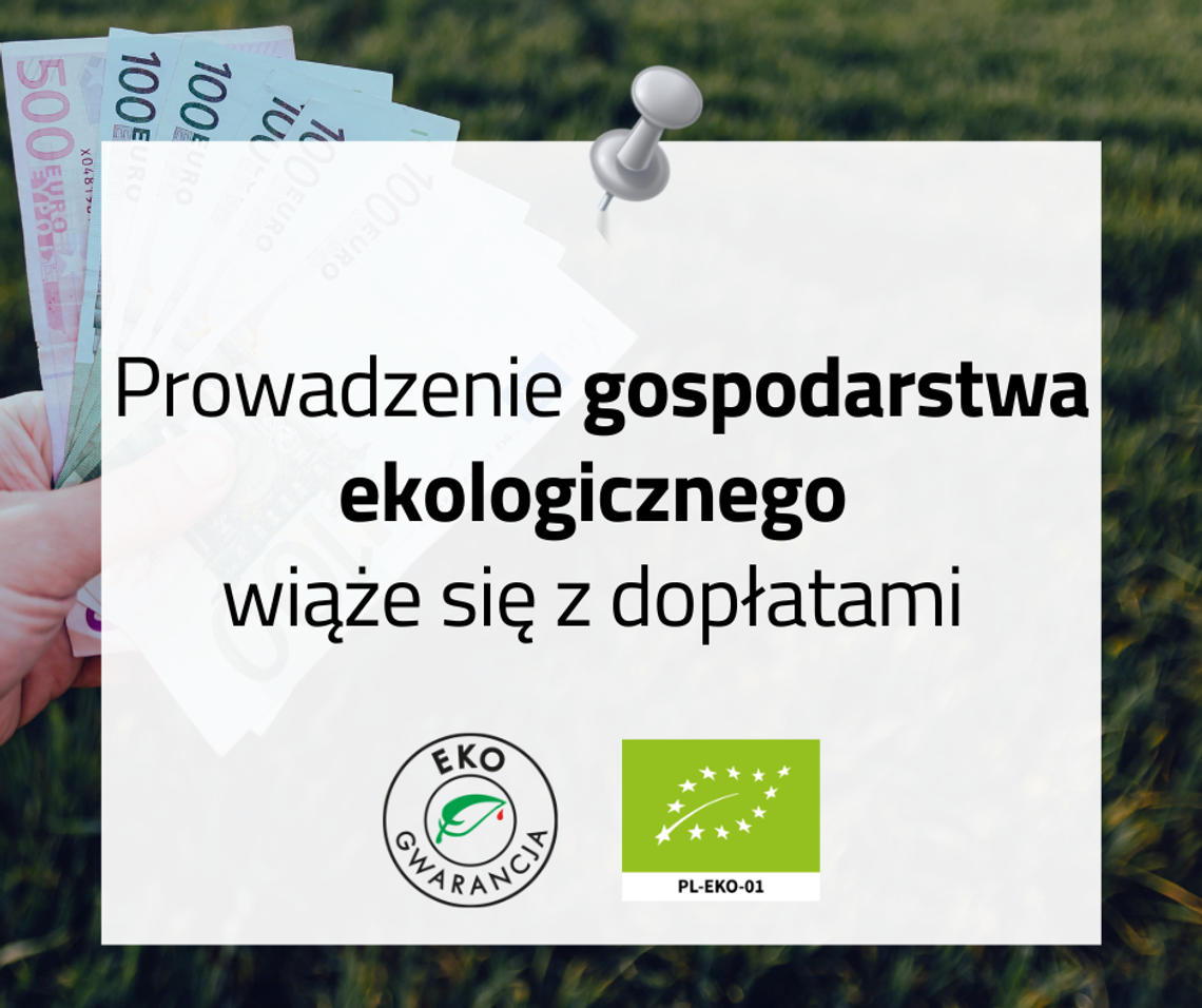 Dopłaty dla gospodarstwa ekologicznego.