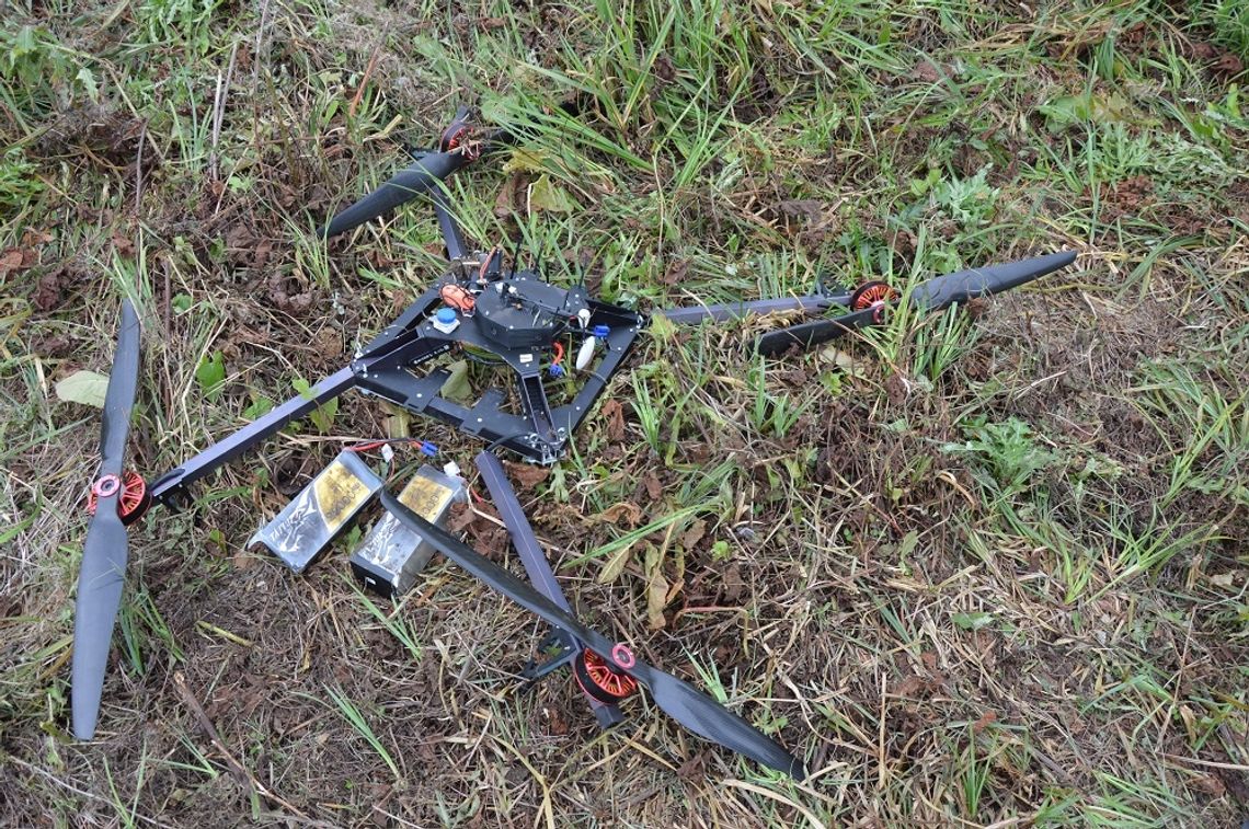 Dorohusk: Papierosy leciały dronem (ZDJĘCIA)