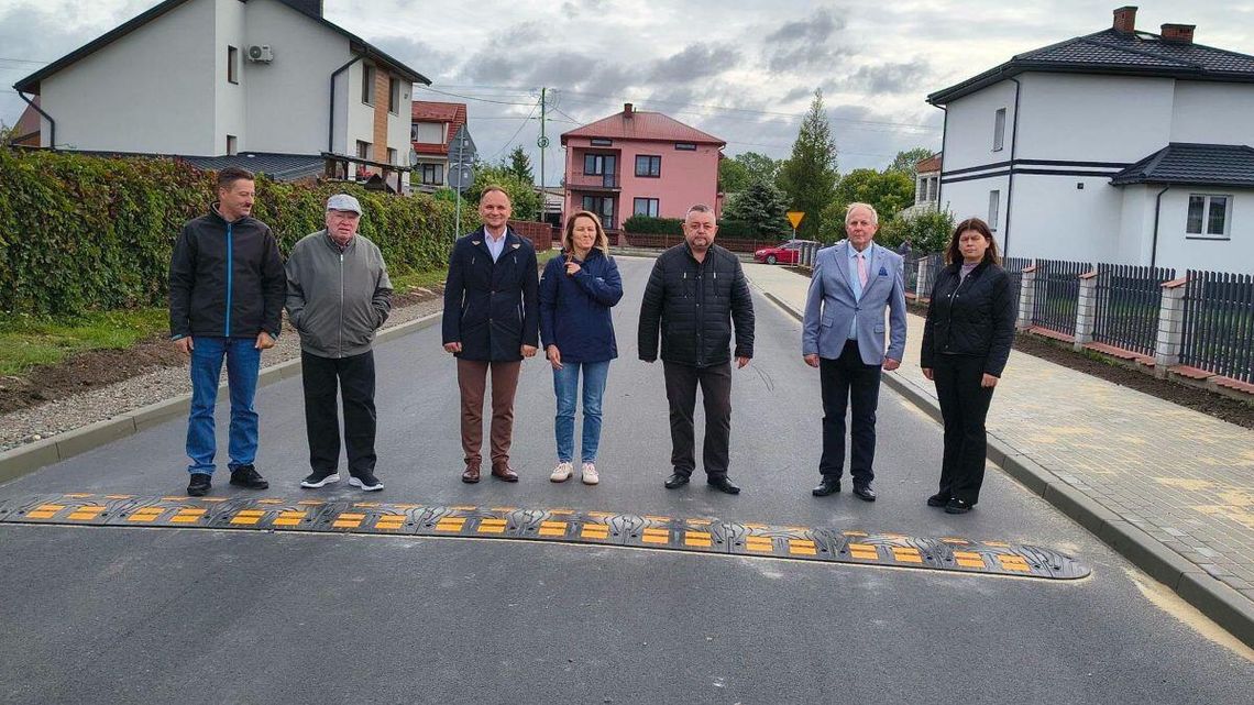 Odbiór drogi wewnętrznej przy ul. Ligowskiego w Jarczowie.