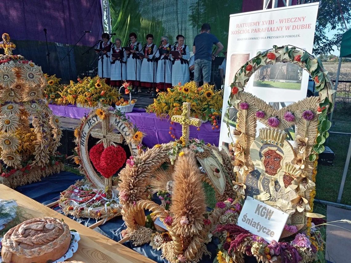 Ideą festiwalu w Dubie było przypomnienie oraz odtworzenie dawnych wiejskich zwyczajów związanych z dożynkami.