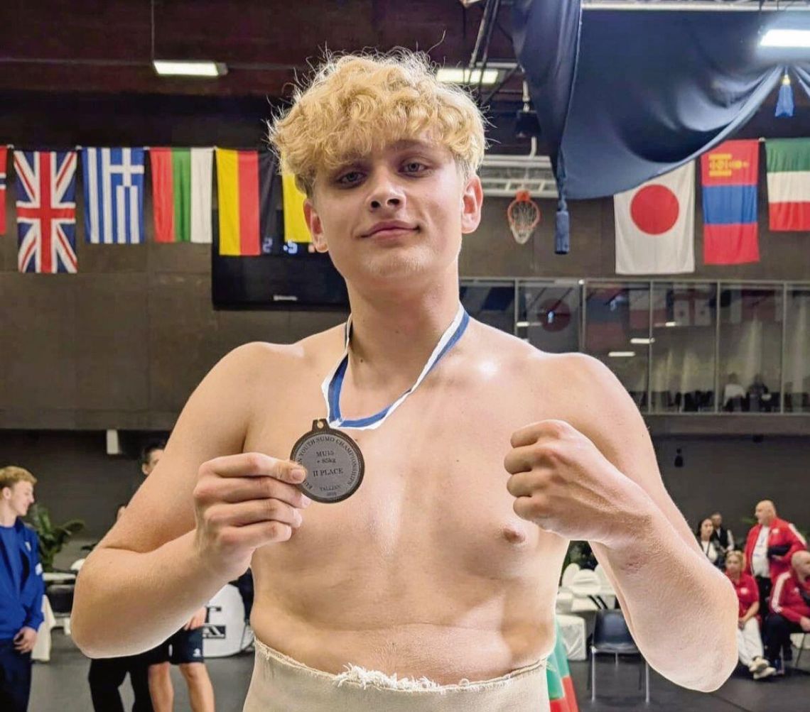 Dwa medale Karola Górskiego z UKS Sorga Zamość na mistrzostwach Europy w sumo