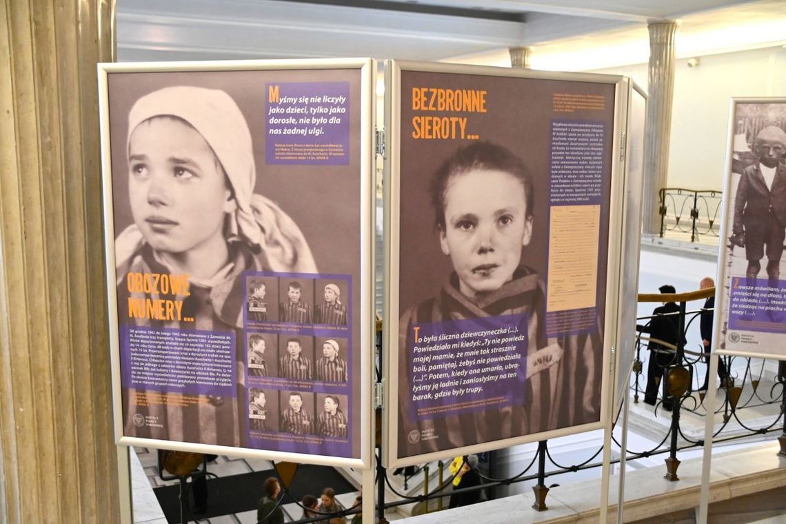 Dzieci Zamojszczyzny w Sejmie. Fot. Starostwo Powiatowe w Zamościu