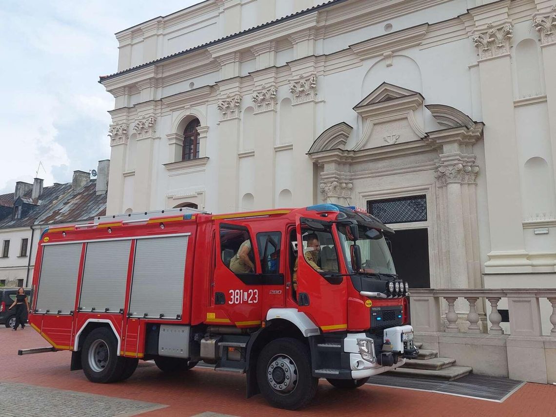 Fałszywy alarm w kościele Franciszkanów w Zamościu. Na miejscu interweniowała straż pożarna