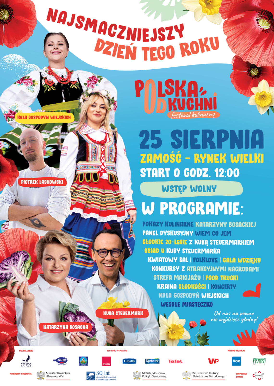 Organizator Festiwalu „Polska od kuchni" – KRYSIAK POLSKA oraz Prezydent Miasta Zamość zapraszają na Festiwal "Polska od Kuchni".