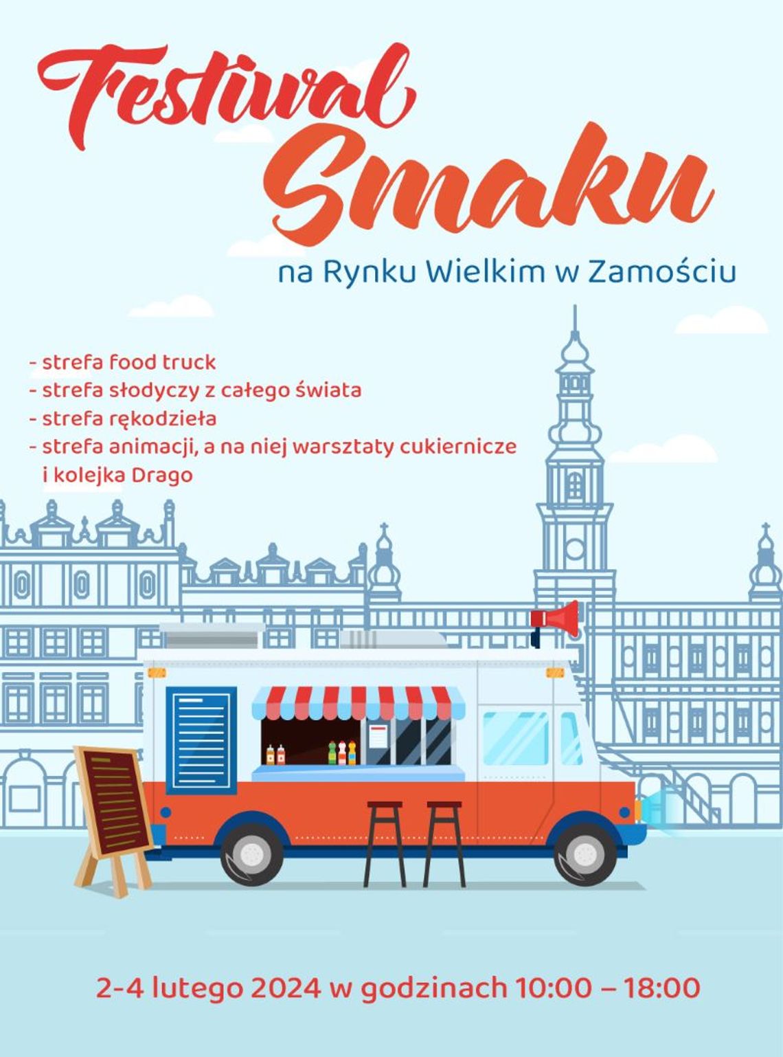 Plakat Festiwalu Smaku w Zamościu