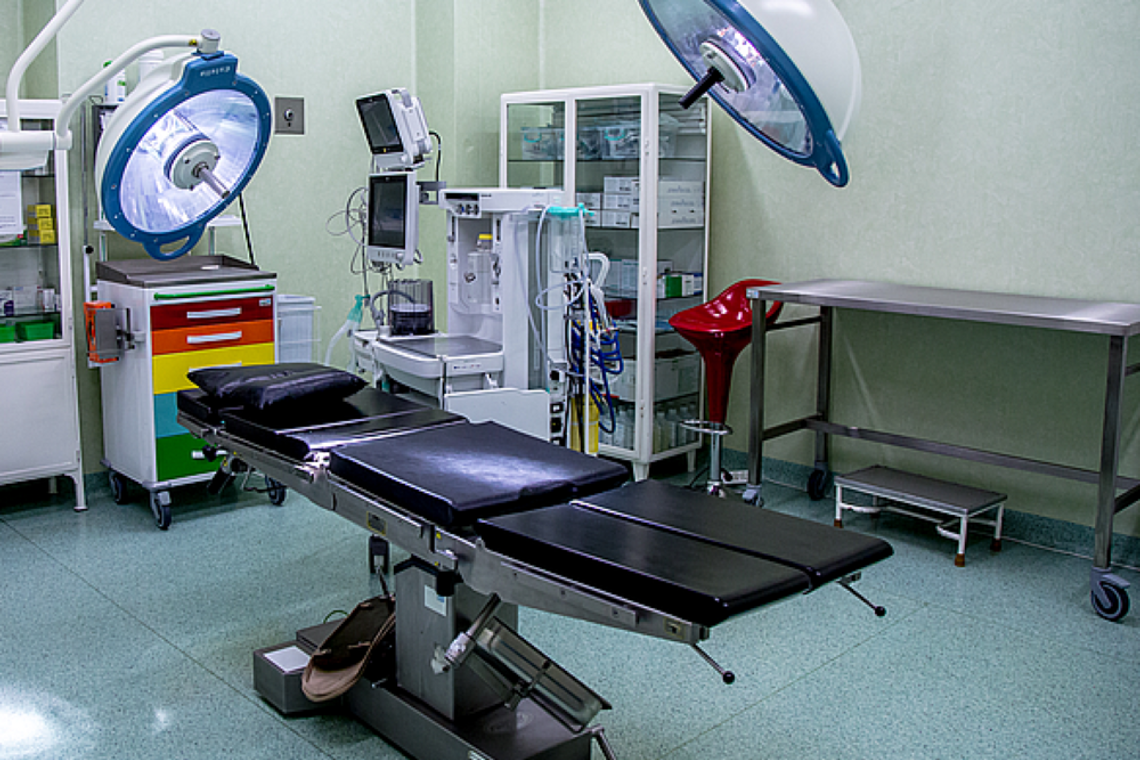 Na początku lipca działalność oddziału chirurgii została zawieszona na okres 3 miesięcy. Obecnie trwa tam remont. Fot. SP ZOZ Szczebrzeszyn