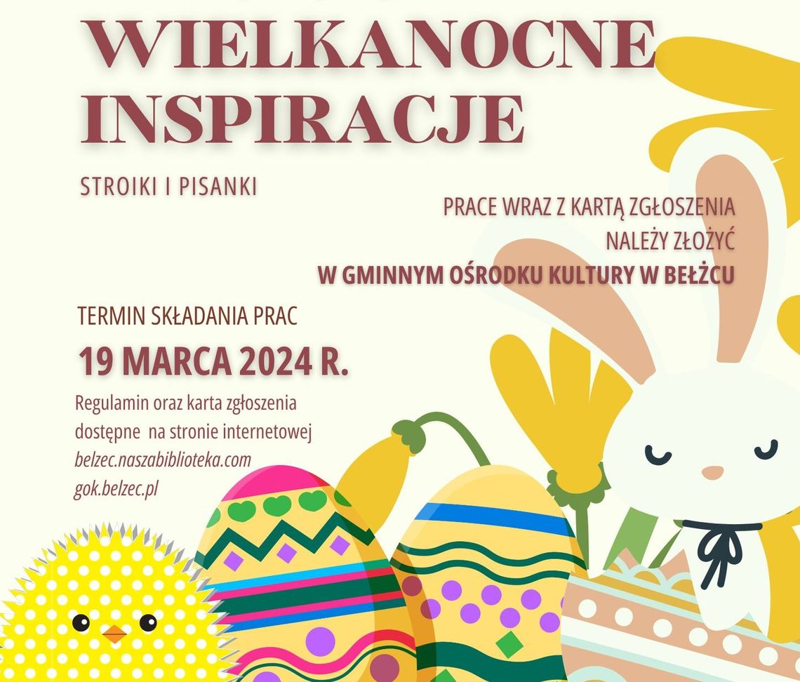 Gm. Bełżec: Wielkanocne inspiracje - konkurs plastyczny Gm. Bełżec: Wielkanocne inspiracje - konkurs plastyczny