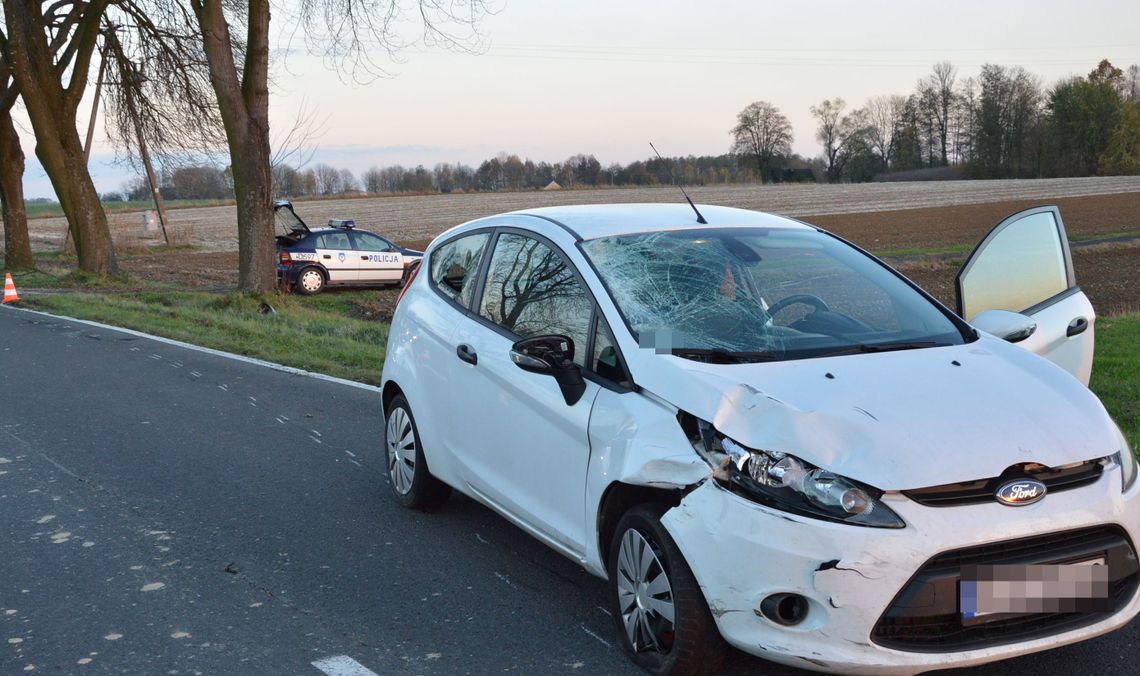 Gm. Biszcza: Wypadek w Bukowinie. Ford zderzył się z motorowerem