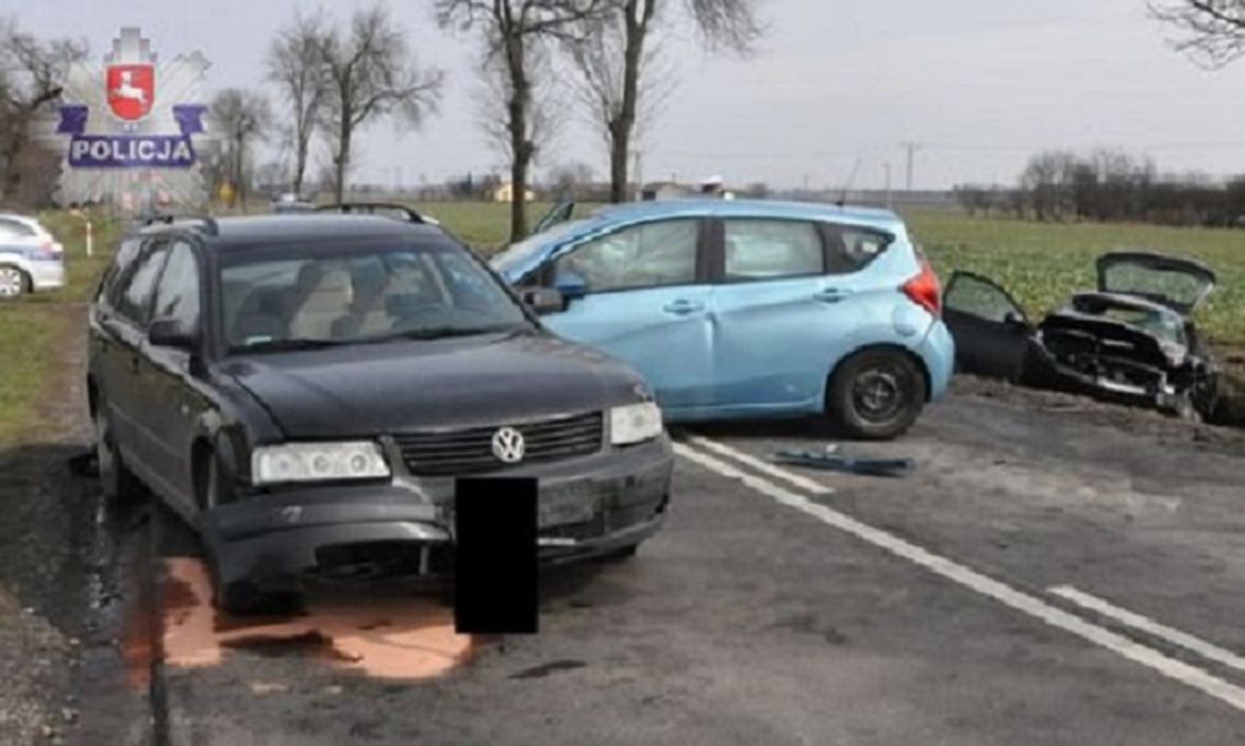 Gm. Hrubieszów: Wypadek w Brodzicy. Trzy osoby trafiły do szpitala