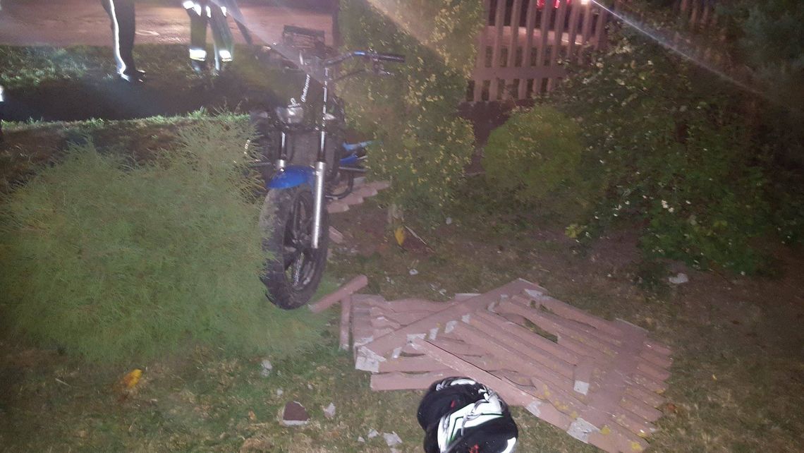 Gm. Komarów-Osada: 21-latek rozbił się na motocyklu w Wolicy Śniatyckiej i zmarł (ZDJĘCIA)