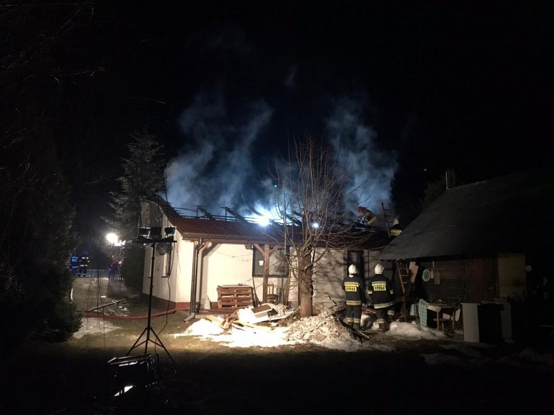 Gm. Rachanie: Palił się dom w Pawłówce