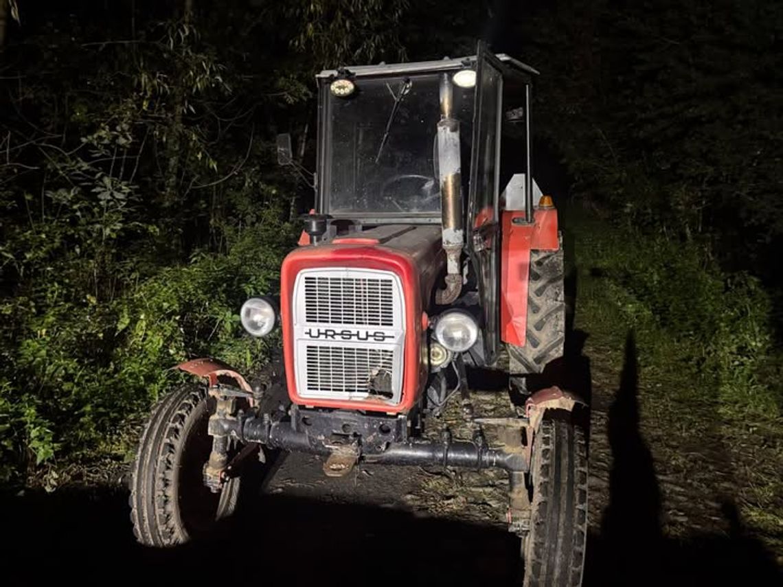 Blisko 2 promile alkoholu w organizmie miał 48-letni kierujący ciągnikiem rolniczym, który wczoraj w takim stanie jechał przez Grodysławice.