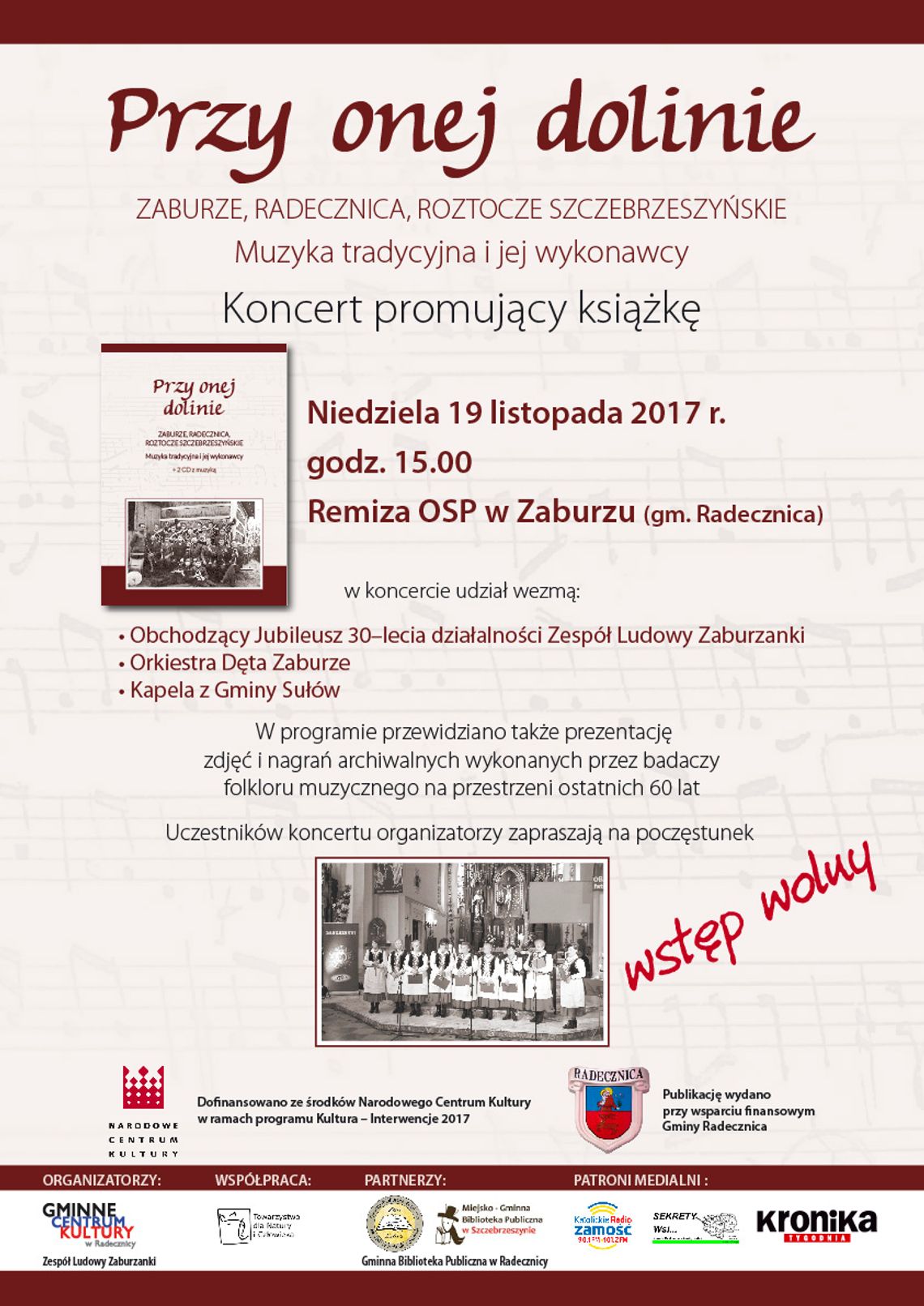 Gm. Radecznica: Przy onej dolinie - wyjątkowy koncert w Zaburzu