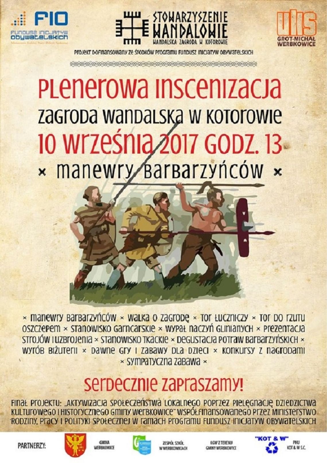 Gm. Werbkowice: Manewry Barbarzyńców w Kotorowie