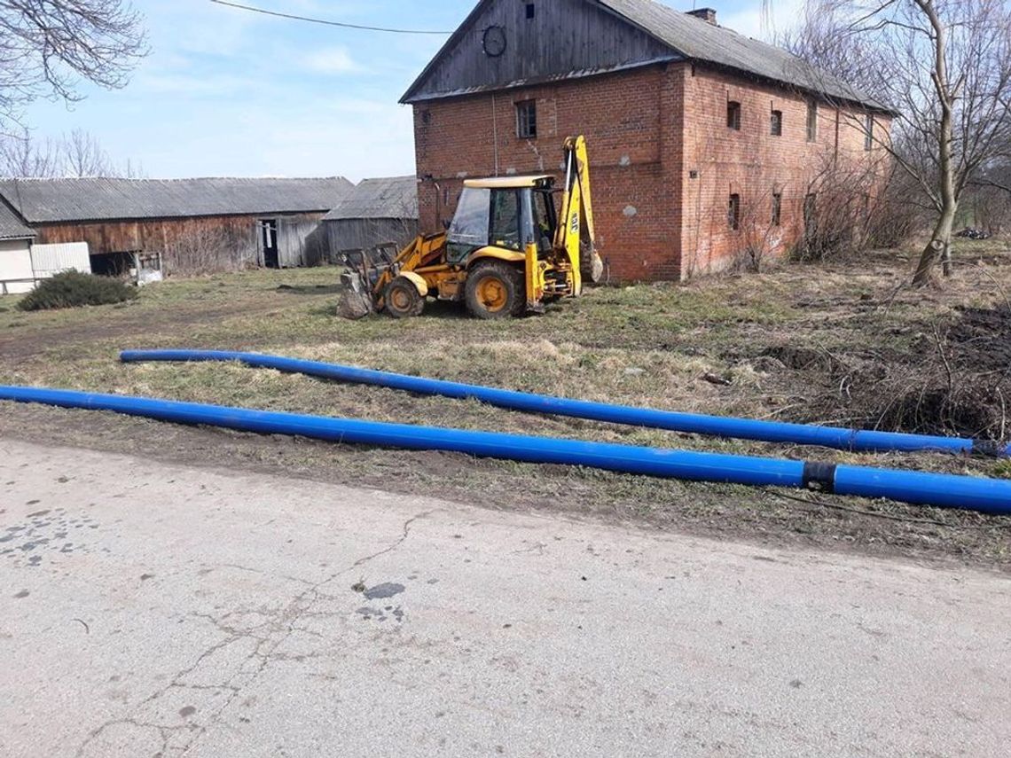 Gm. Werbkowice: Trwa budowa wodociągu w Hostynnem i Hostynnem-Kolonii