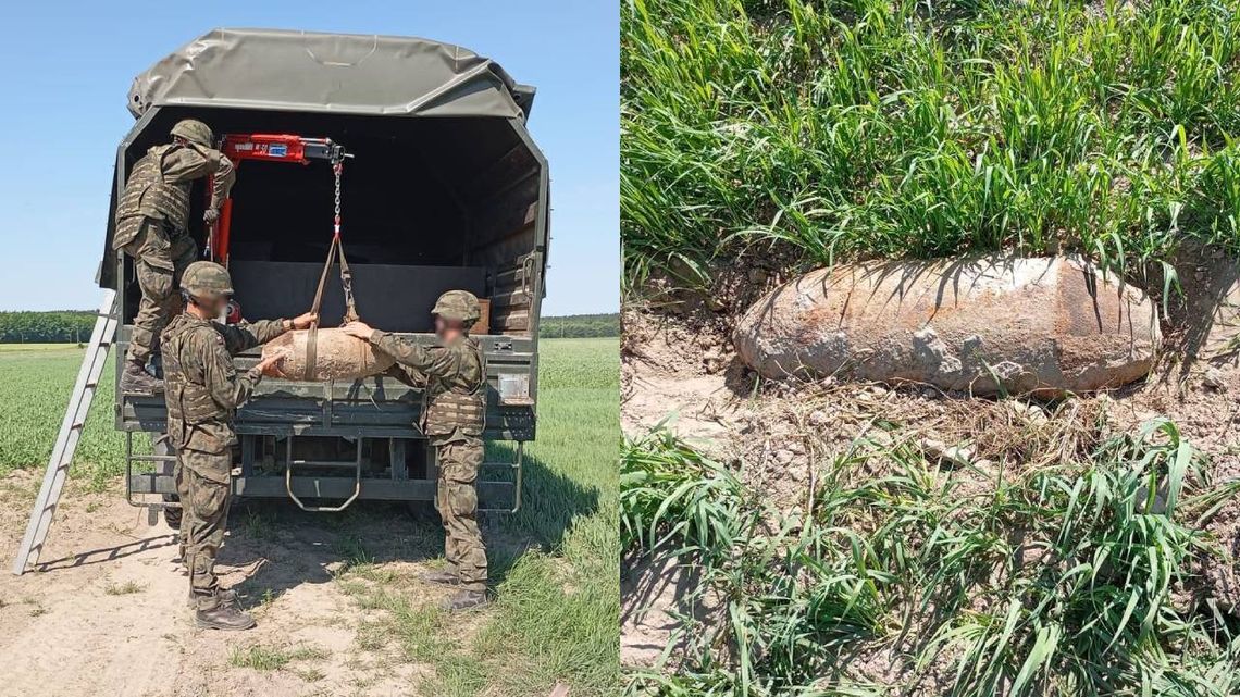 Lubelskie: 100-kilogramowa bomba lotnicza koło Włodawy