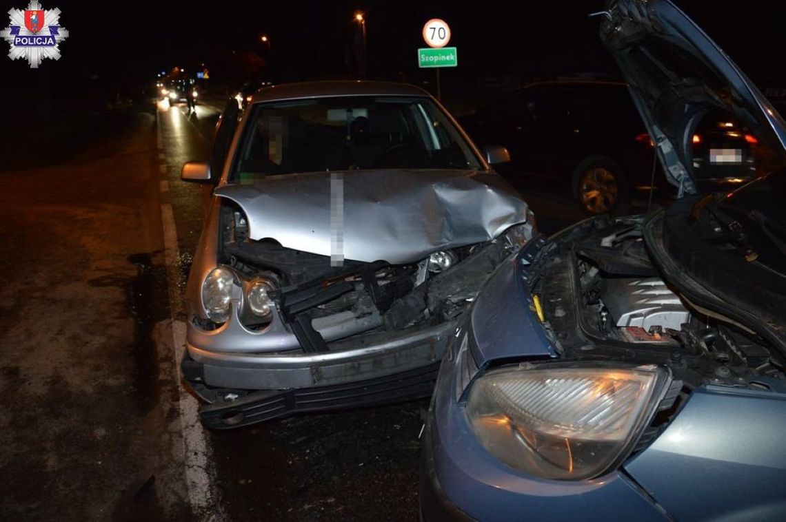 40-letni kierowca z 3 promilami alkoholu w organizmie doprowadził do kolizji.