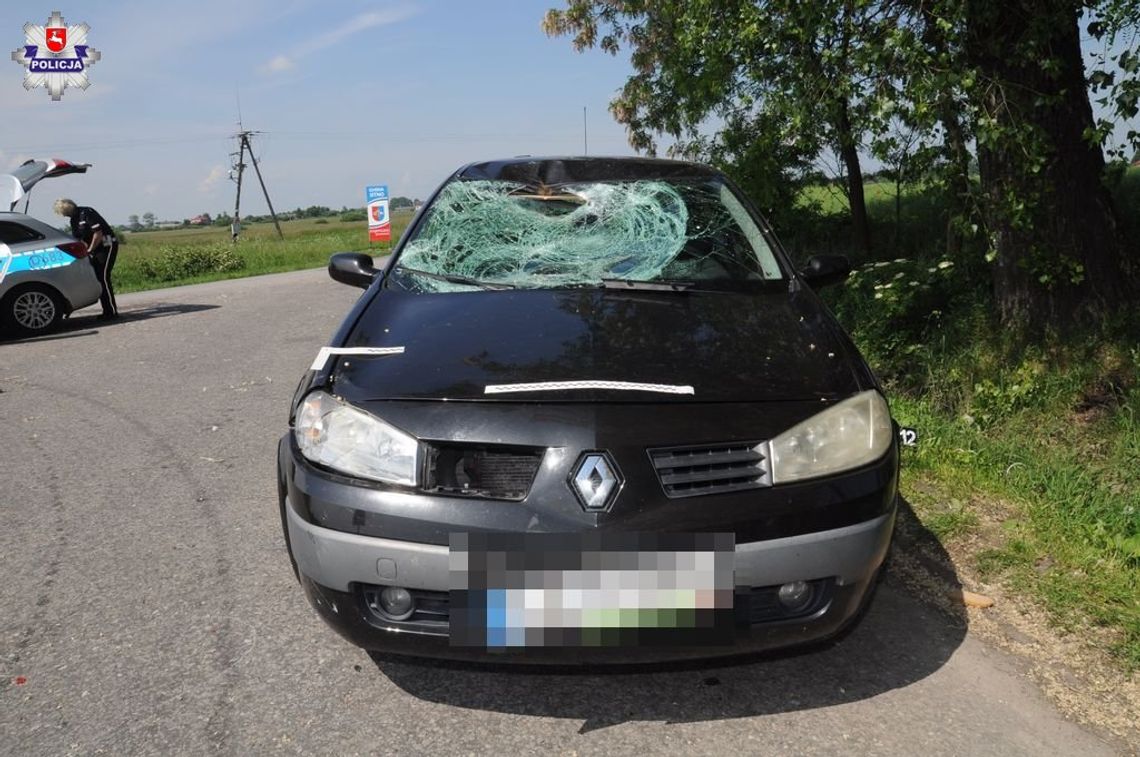 Gm. Zamość: Wypadek 17-letniej rowerzystki w Borowinie Sitanieckiej (ZDJĘCIA)