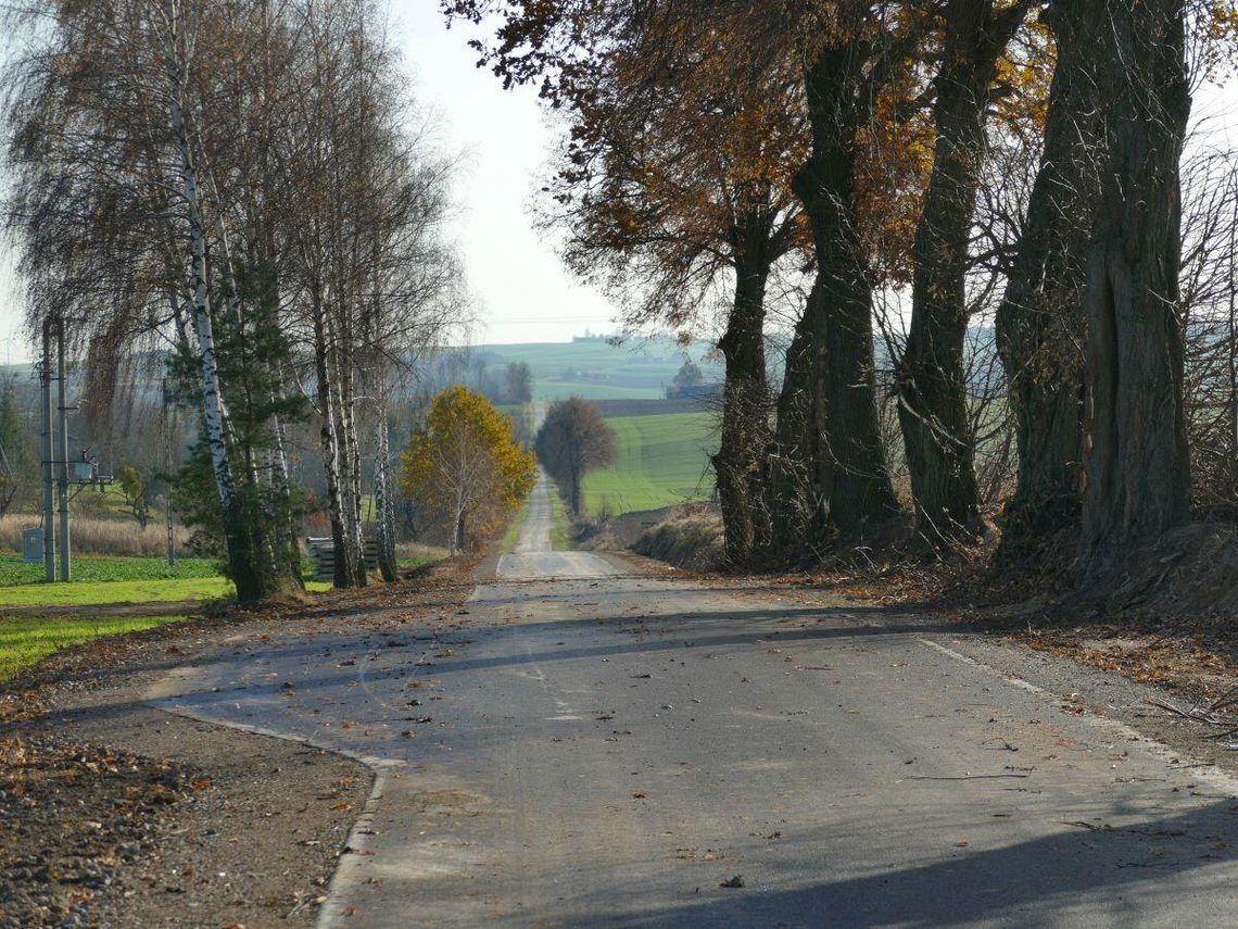 Nowa droga w miejscowości Ornatowice Kolonia.