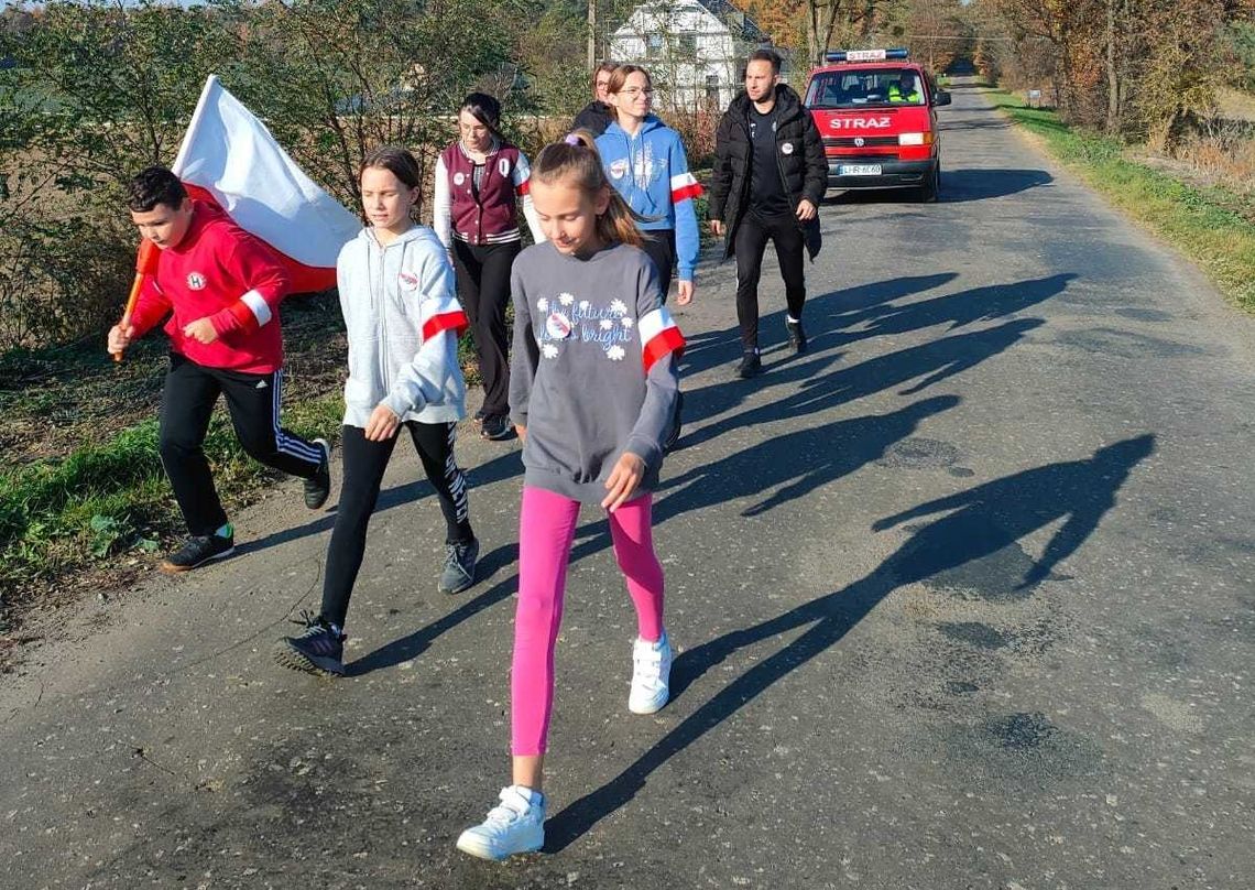 W gminie Hrubieszów tradycyjnie uczczono Święto Niepodległości biegiem sztafetowym.