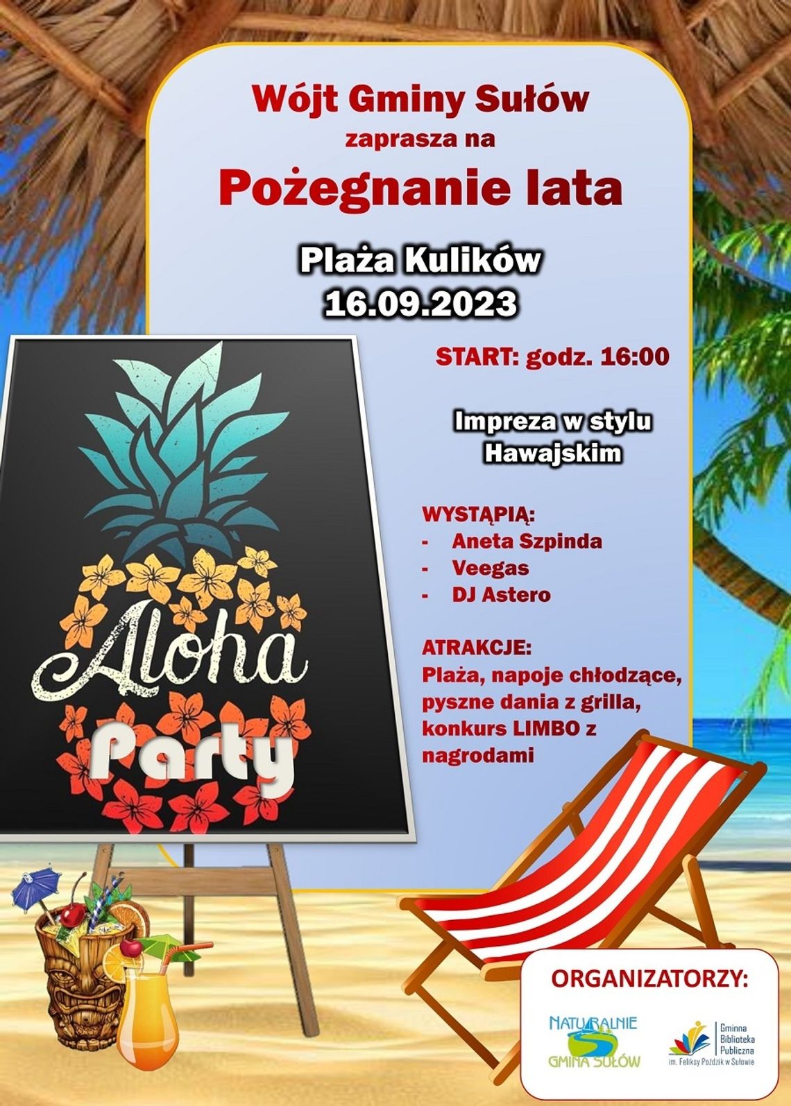 Gmina Sułów robi Aloha Party w Kulikowie
