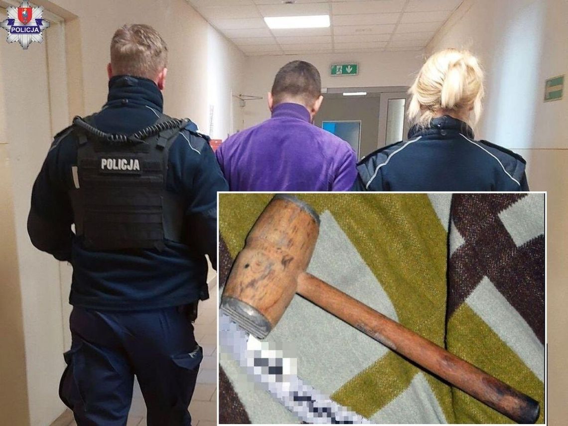 Gmina Szczebrzeszyn: Libacja przerwana bijatyką. 28-latek uderzył kompana tłuczkiem i ukradł mu piwo