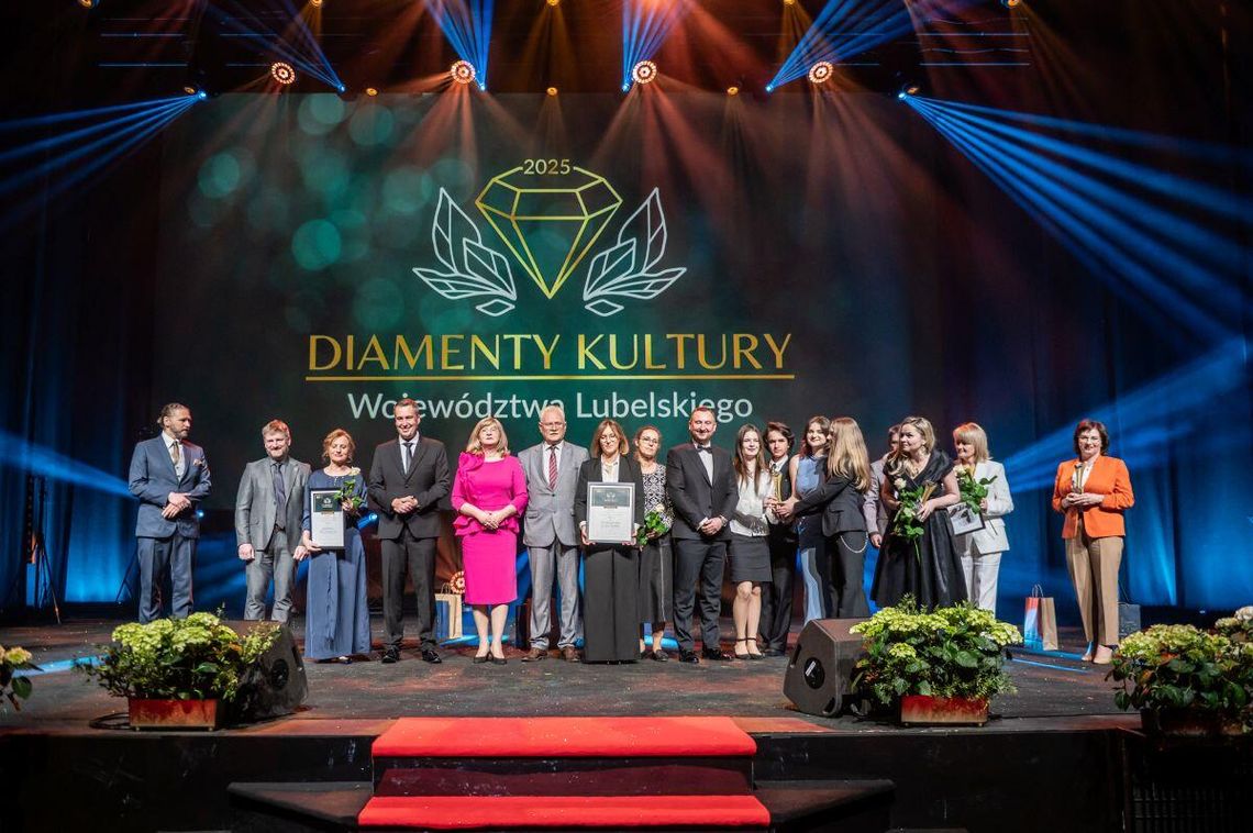 15 maja odbyła się gala finałowa konkursu „Diamenty Kultury Województwa Lubelskiego 2025”.