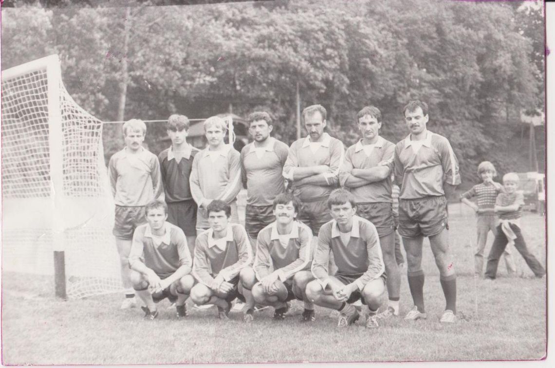 Granica Lubycza Królewska przed jednym z meczów w sezonie 1989/1990.