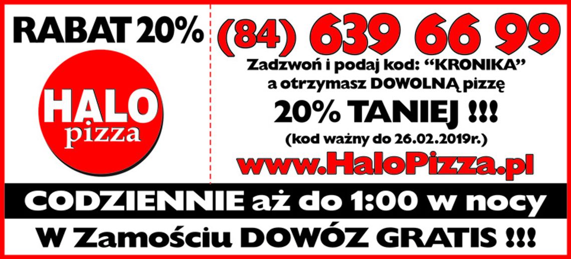 Halo, poproszę pizzę... Halo, poproszę pizzę...