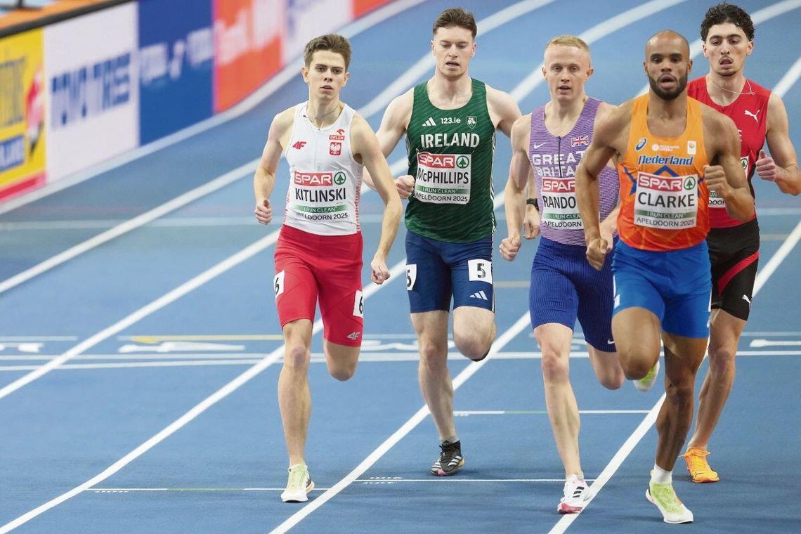 Halowe mistrzostwa Europy w lekkoatletyce i hrubieszowski akcent. Trzeba było złożyć protest Po raz pierwszy w międzynarodowych zawodach mistrzowskich rangi seniorskiej wystartował Bartosz Kitliński, mający hrubieszowskie korzenie zawodnik AZS UMCS Lublin