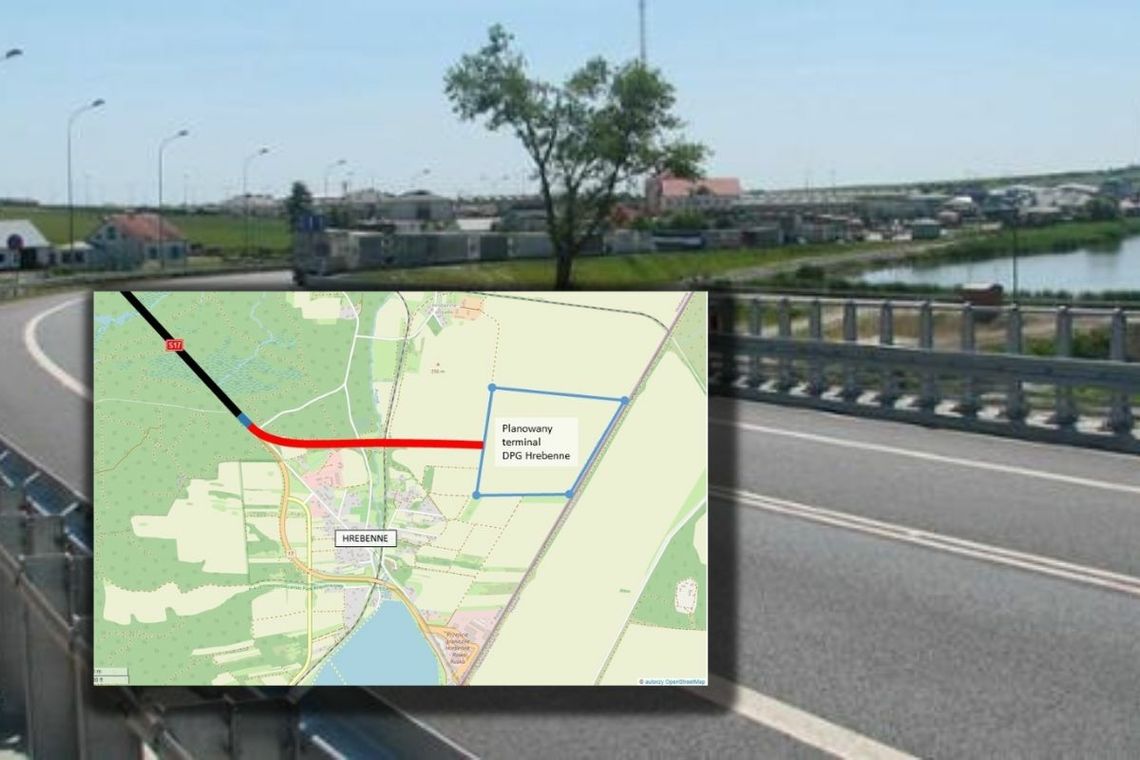 Droga powstanie w nowym śladzie i przebiegać będzie od końca odcinka S17 Tomaszów Lubelski-Hrebenne.