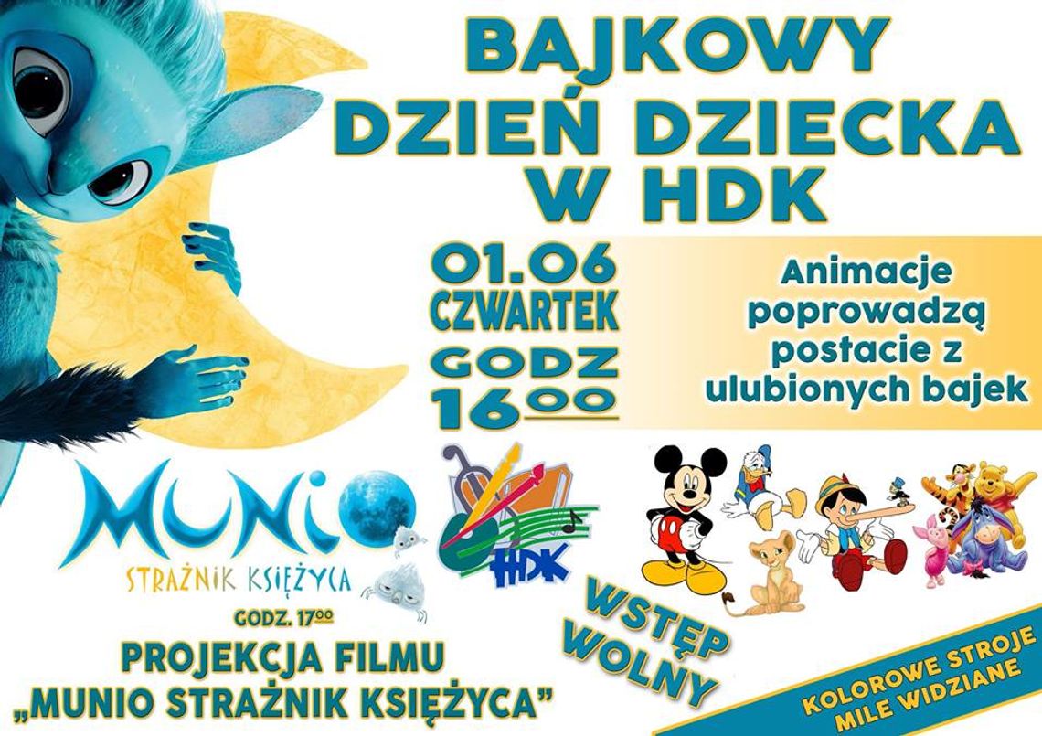 Hrubieszów: Bajkowy Dzień Dziecka w HDK