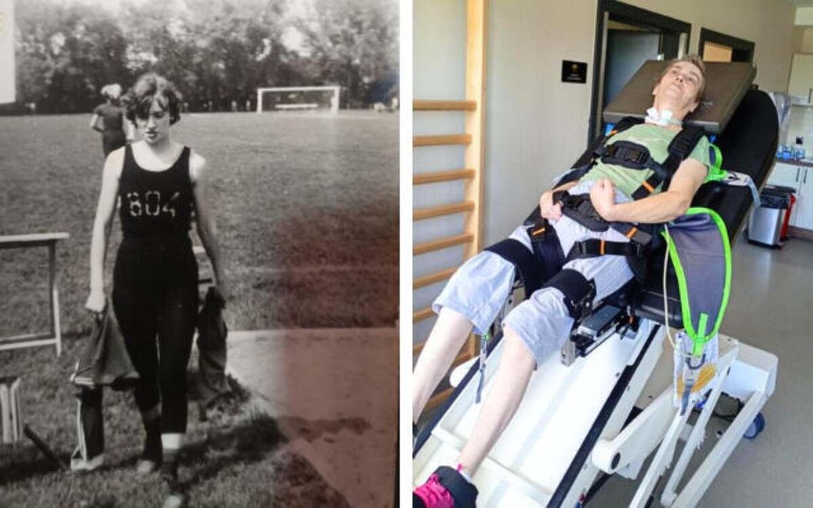 61-letnia Jolanta Krosman, znana w młodości z sukcesów sportowych, dziś walczy o życie i zdrowie po dwóch ciężkich udarach.