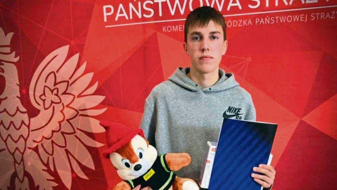 Jakub Drzygało, uczeń Zespołu Szkół Nr 1 w Hrubieszowie, znalazł się w piątce laureatów wojewódzkich eliminacji Ogólnopolskiego Turnieju Wiedzy Pożarniczej „Młodzież Zapobiega Pożarom”.