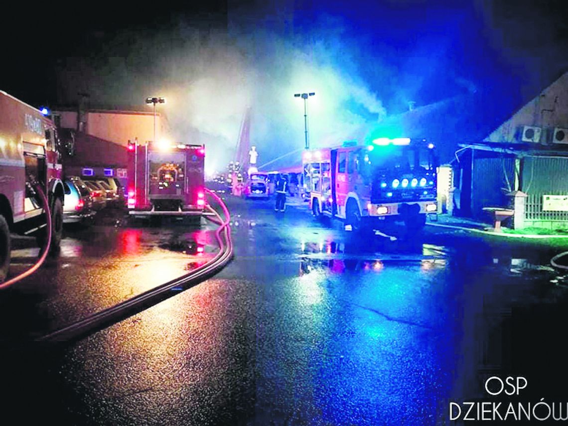 Hrubieszów: Paliło się, a strażacy spali