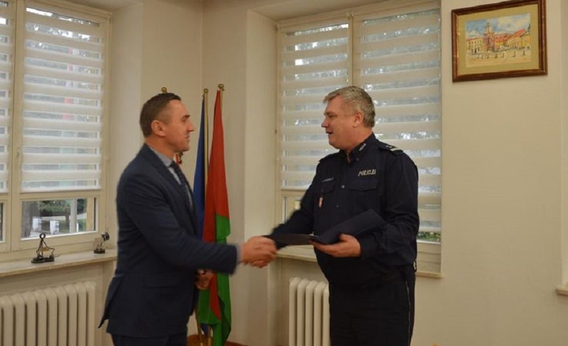 Hrubieszów: Podziękowania dla burmistrza od komendanta