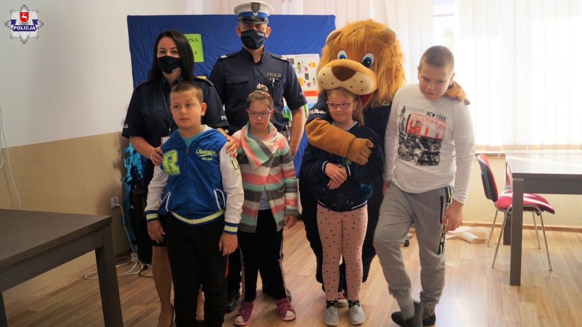 Hrubieszów: Sierżant Lew odwiedził dzieci
