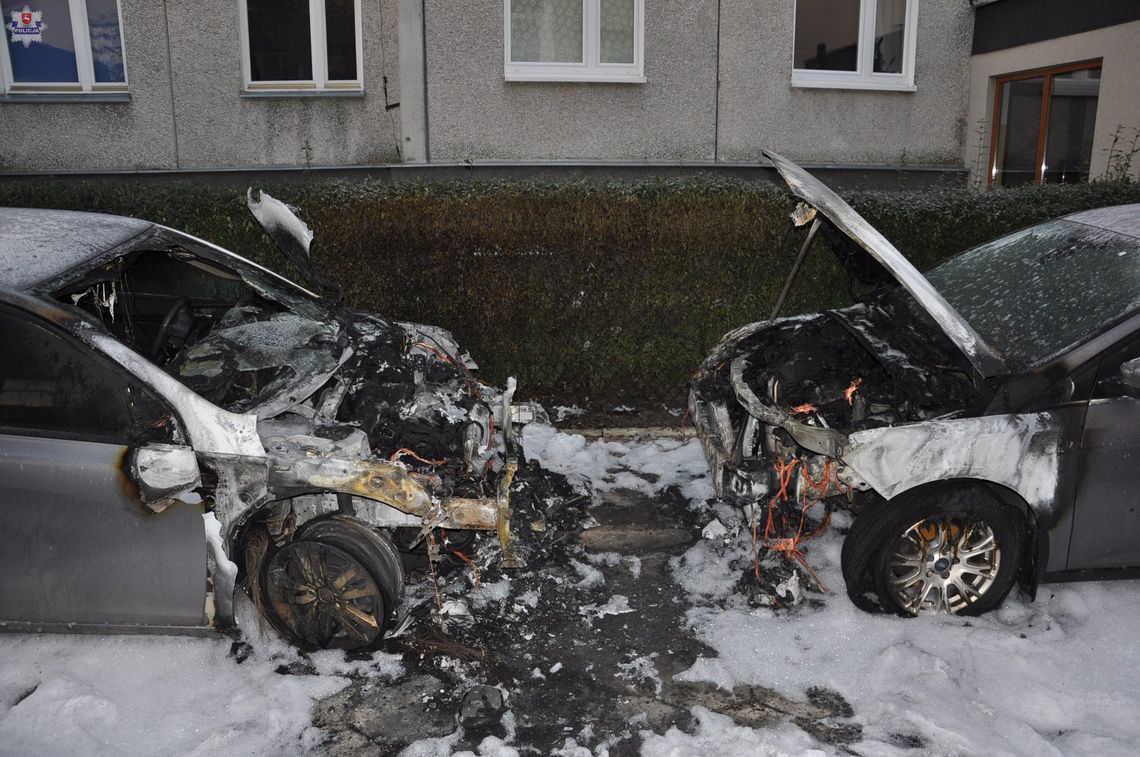 Hrubieszów: Spaliły się dwa auta