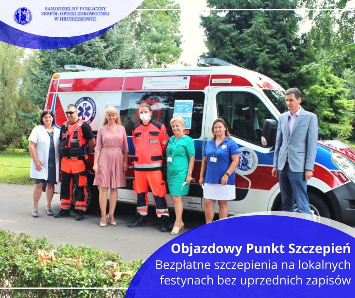 Hrubieszów: Szpitalna karetka rusza w teren i szczepi