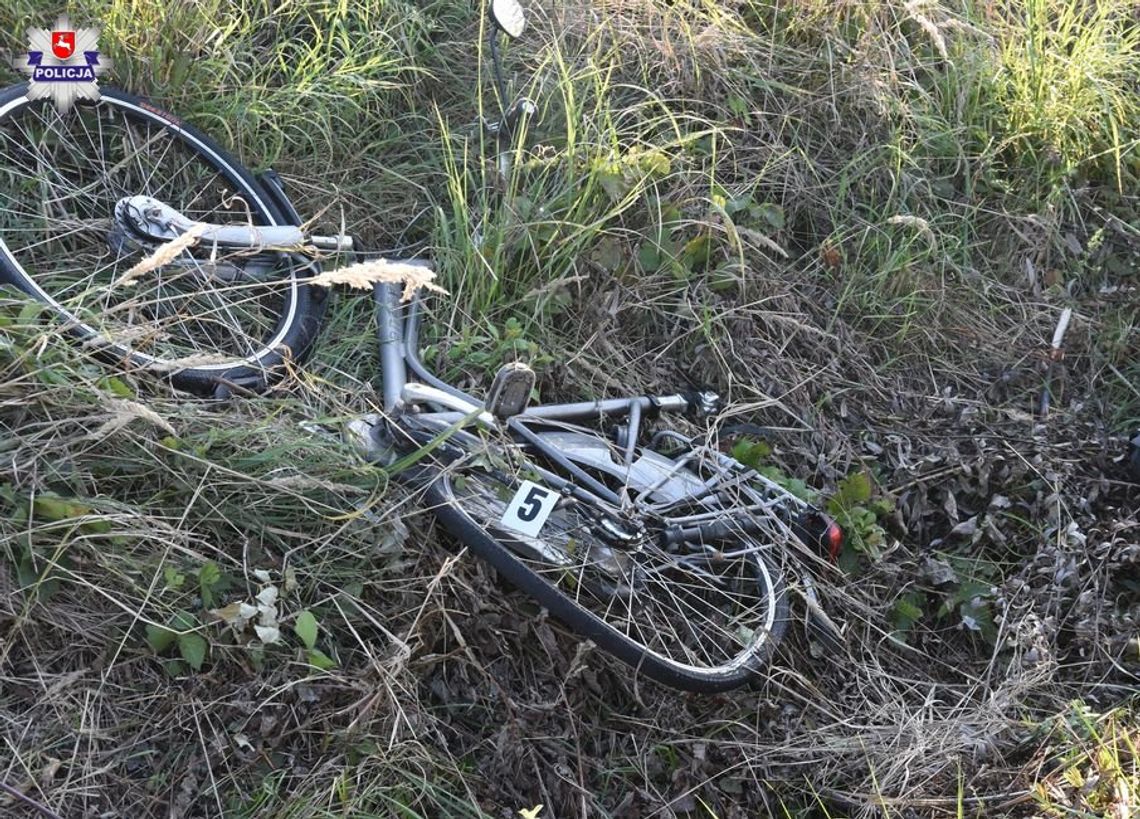 Hrubieszów: Tak wyprzedzał rowerzystę, że go przewrócił
