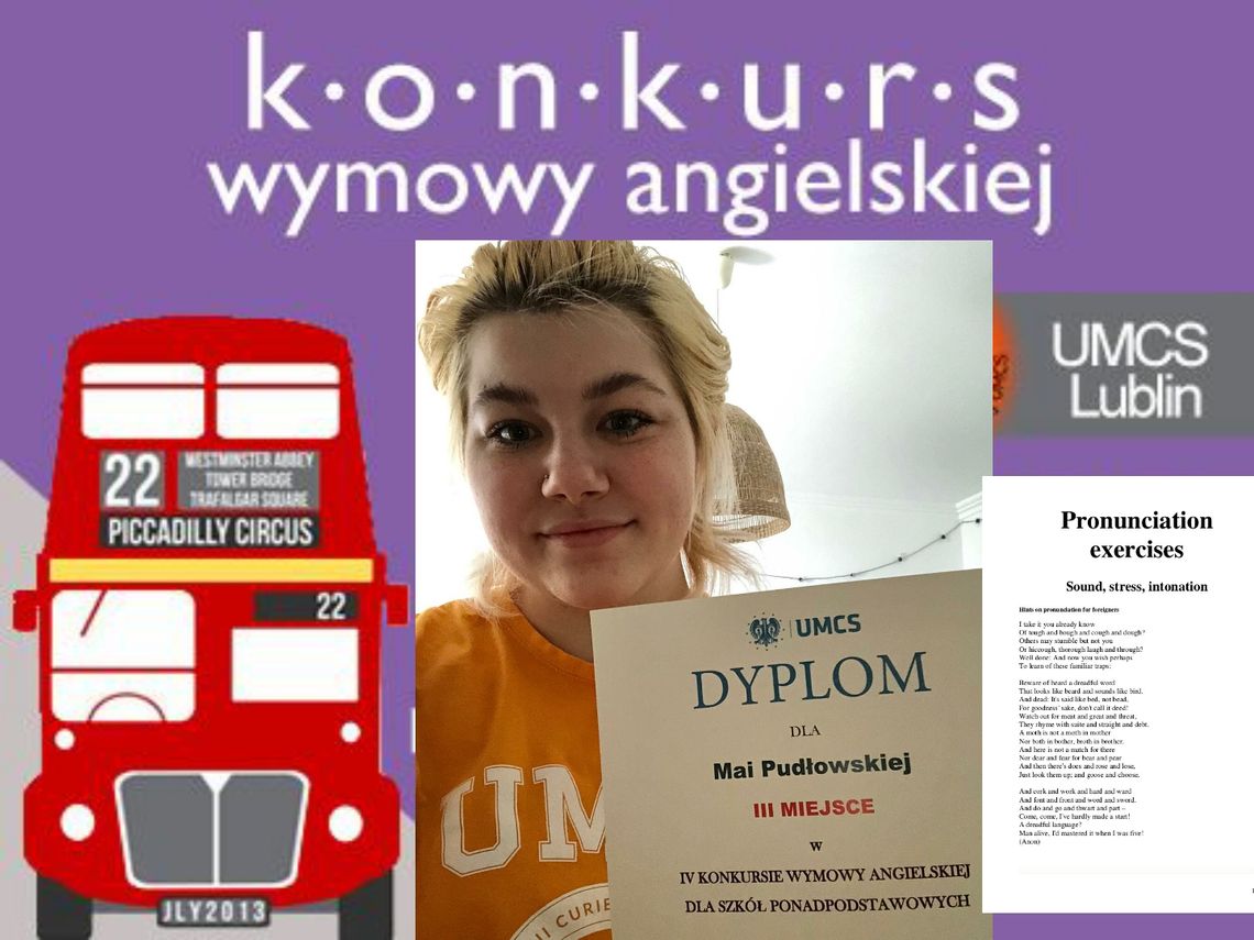 Hrubieszów: Uczennica Staszica nagrodzona w językowym konkursie