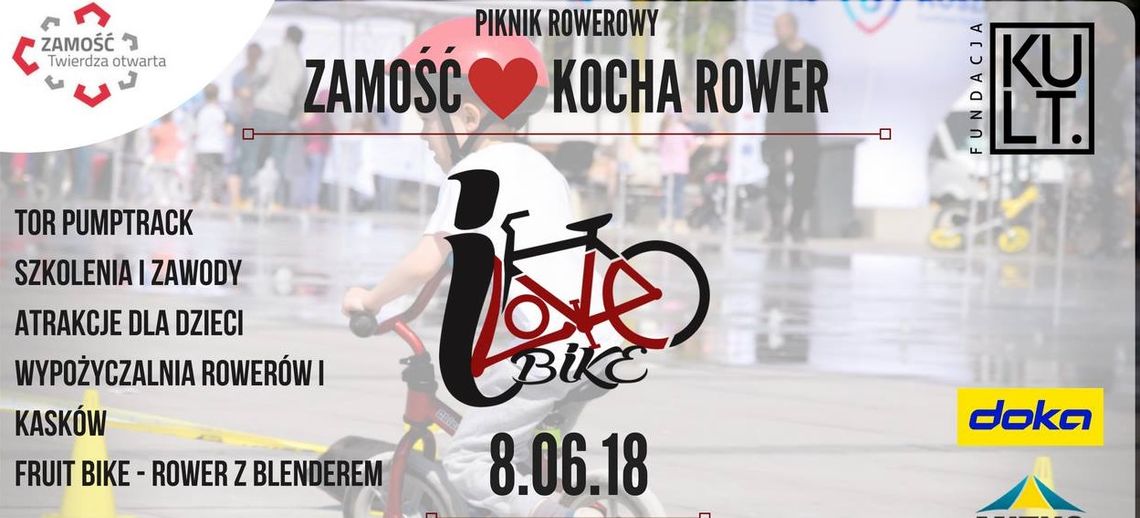 I love bike, czyli Zamość kocha rower. Impreza już jutro