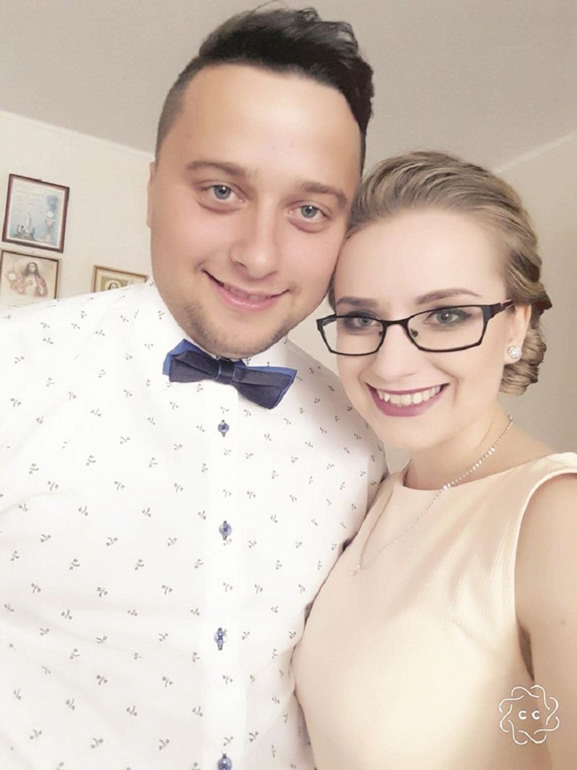 Justyna Kozyra i Ernest Bulak - laureaci II miejsca w plebiscycie dla zakochanych par
