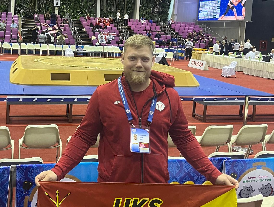Sumo: Karol König wsparł polskich sumotori w światowym czempionacie Karol König